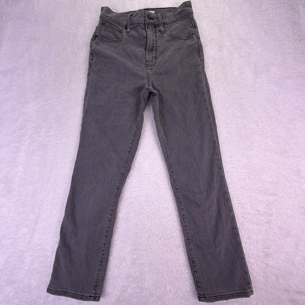 Madewell Jeans Womens 25‎ The Perfect Vintage Jean Gray High Rise Ankle Stretch